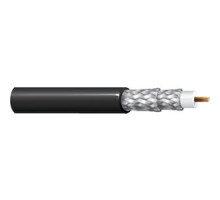 BELDEN BAV  1505F B591000               Coaxial Cable, RG59 22 STR BC FPE 2-95% TC, BRD SHDS PVC JKT CM, 75 OHM BLK ROHS