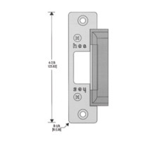 HES  FP:501A-630  10200011              Electric Strike Faceplate, Radius Corner, Flat, 4-7/8