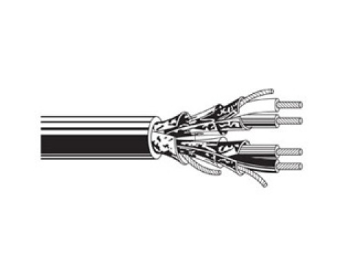 BELDEN BAV  8728 060500               Multi-Conductor - Special Audio, Communication and Instrumentation Cable 2 22 AWG SHPR PP PVC Chrome