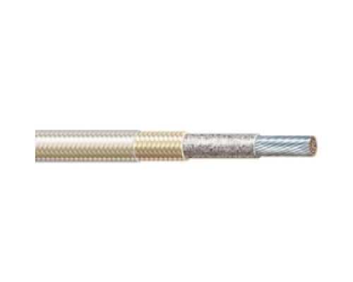 RADIX WIRE CO  DDS14C041               DuraFlex 550 High-temperature wire, Mica Glass Composite insulation, Fiberglass braid with silicone coating, Stranded nickel-plated copper - 27%, 14 AWG, 105 strands, 550C degrees, 600V, white