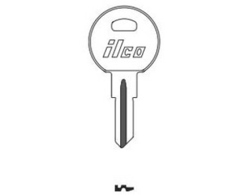 KABA ILCO CORP  1650 NP A06  AL00000692              Cylinder Lock Key Blank, Natural Brass, 6 Price Group, For Trimark