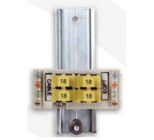 TII NETWORK TECHNOLOGIES INC  505E4-65               Cable Protector Pack, Cat 5E, 4-Pair, DIN Rail, 65 Volt, 4.38