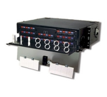 SIEMON COMPANY  RIC3-48-01               Fiber, Enclosure, RIC, Rack Mount, 3U, Sliding Access, 8 Openings, Black