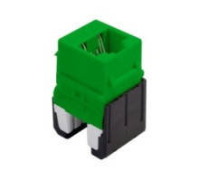 ON-Q/LEGRAND  WP346AGN  WP346A-GN              Keystone Insert, Quick-Connect, Cat 6A, RJ45, 8P8C, 24 to 22 AWG Wire, 0.665
