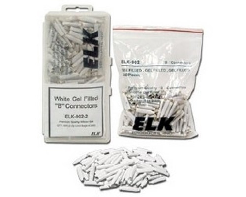 ELK PRODUCTS ELK9022        B Connectors Gel ; WHITE, 500 pcs.