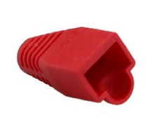 PLATINUM TOOLS INC  100032R-BG               RJ45 Boot, 6.0 mm Max OD, Red, 25/Bag
