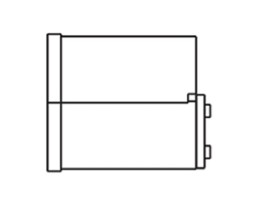 MEDECO HIGH SECURITY LOCKS  33600007-K-26-7J-S               Interchangeable Core Cylinder, Small Format, Extended Plug Head, Medeco KM, 7J Keyway, 6-Pin, Sub Assembly, Satin Chrome, With Clip Retainer, Removable Front Plate