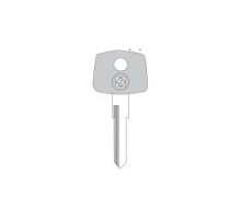 KABA ILCO CORP  YM15T5-SI NP               Transponder Key, Cloneable, Brass, Nickel Plated, For Dodge/Sprinter