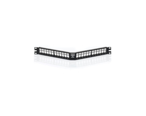 LEVITON  4S256-S24               Patch Panel QP 24 Port 1U Shielded Angled