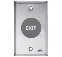 RUTHERFORD CONTROLS INTERNATIO  908-RB-MO X 32D               Pushbutton, Mushroom, Momentary, SPST, NO-NC, Blank, 10 Ampere at 24 Volt DC, 2-3/4