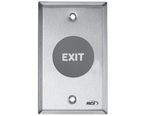 RUTHERFORD CONTROLS INTERNATIO  908-RB-MO X 32D               Pushbutton, Mushroom, Momentary, SPST, NO-NC, Blank, 10 Ampere at 24 Volt DC, 2-3/4