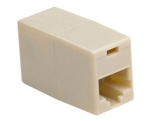 PLATINUM TOOLS INC  106211C               Cable Coupler, RJ45 Connector, In-Line, Light Almond, 2 each per Clamshell