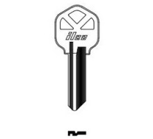 KABA ILCO CORP  1176 NP A02  AL5288702B              Cylinder Lock Key Blank, Brass, Nickel Plated, 2 Price Group, For Donner