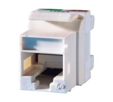 ORTRONICS  KS5EA-36               Category 5e Keystone jack, 8-position, 180 degree exit, icon compatible, T568A/B wiring, Blue. Package of 1.