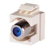 ORTRONICS  KSFCNR               Keystone Recessed F-conn 75 Ohm Fog White