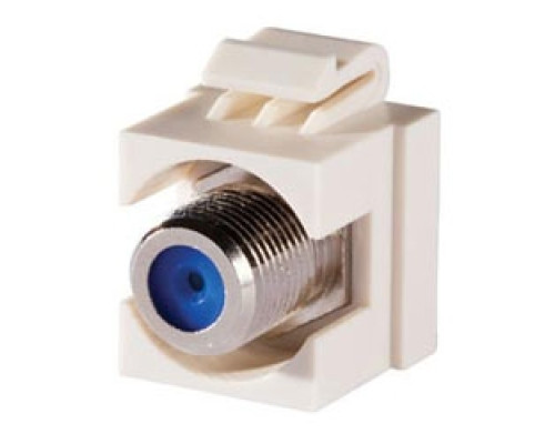 ORTRONICS  KSFCNR               Keystone Recessed F-conn 75 Ohm Fog White