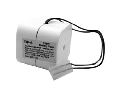 ALARM LOCK SYSTEMS INC  BP6               Door Lock Battery, 9 Volt, For PG10, LL1 Alarmed Panic Door Lock