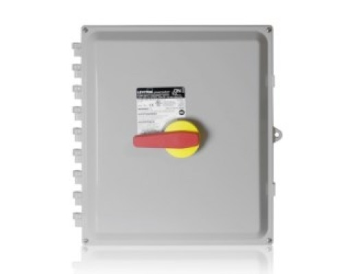 LEVITON  LDS10-FAX               100 Amp Fused PowerSwitch Disconnect Switch, 600 Volt, Non, Metallic Enclosure