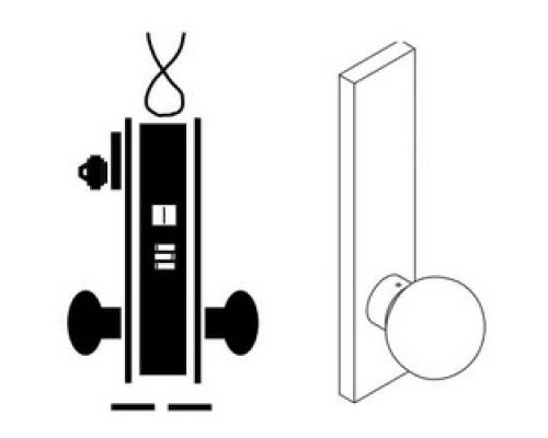 SCHLAGE ALLEGION BRAND  L9092LEU-RX 42A 626 12/24VDC        Door Mortise Lock, Keyed, Electrically Unlocking, 12/24 Volt DC, 2-3/4