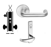 SCHLAGE ALLEGION BRAND  L9092LEL 03L 613 12/24VDC        Door Mortise Lock, Keyed, Electrically Locking, 12/24 Volt DC, 2-13/16