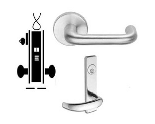 SCHLAGE ALLEGION BRAND  L9092LEL 03L 613 12/24VDC        Door Mortise Lock, Keyed, Electrically Locking, 12/24 Volt DC, 2-13/16