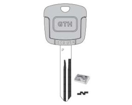 KABA ILCO CORP  EK3-SUB4 NP A62  IAX00003660              Vehicle Key, P, Electronic, Cloning Tool, Brass, Nickel Plated, 62 Price Group, For Subaru