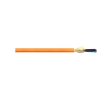 SUPERIOR ESSEX  440126G01               Indoor Single Unit Distribution Fiber Cable, Plenum Rated, 12-Fibers, OM1 TeraGain 62.5/125um Fiber, Round Configuration, Dielectric Aramid, Flame Retardant PVC Orange Jacket