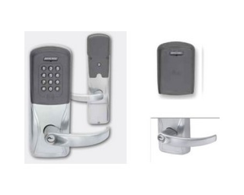 SCHLAGE ALLEGION BRAND  AD400MS70MTSPA-626-P6-S123-RH 8B 09663 10072 134        Electronic Door Lock, Mortise Chassis, Multi-Technology, Right Hand, Sparta Lever, Satin Chrome, With 6-Pin Cylinder, For Class/Storeroom