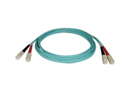 TRIPP LITE N806-05M        10Gb Duplex Multimode 50/125 OM3 LSZH Fiber Patch Cable SC/SC - Aqua, 5M 16-ft.