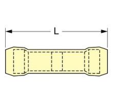 3M  7000133301  MNG10BCX              3M Scotchlok Butt Connector Nylon Insulated, 50/bottle, MNG10BCX