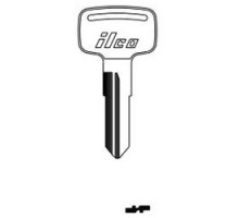KABA ILCO CORP  YH45 NP A12  X107              Vehicle Key Blank, Brass, Nickel Plated, 12 Price Group, For Yamaha