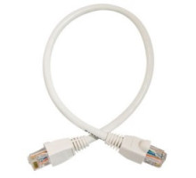 ON-Q/LEGRAND  36320125V1               Patch Cable, Cat 5E, RJ45 Input Plug, 4-Pair 24 AWG Conductor, 2’ Length, Fire-Retardant PVC, White