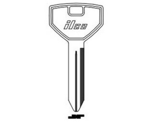 KABA ILCO CORP  P1794 NP A03  AL01448092              Vehicle Key Blank, Brass, Nickel Plated, 3 Price Group, For Chrysler