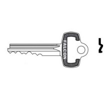 FALCON LOCK  KB800 A  S00029161171              Door Lock Key Blank, Standard, 7-Pin, Best Style SFIC Bow, A Keyway, For Interchangeable Core Cylinder