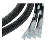 BELDEN  C602109046A06               3600 Pre-Terminated Cable Assembly, Bonded-Pair, 4-Pair, 6-Cable, 24 AWG, Solid, CMP, T568A/B-T568A/B, White, 46 ft