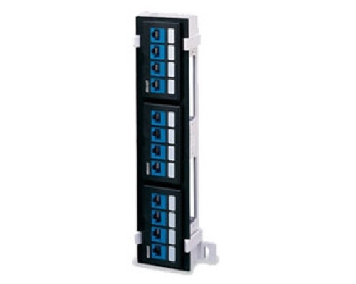 LEVITON  49255-Q89               QuickPort 12-Port Patch Block, Mounting Bracket Sold Separately