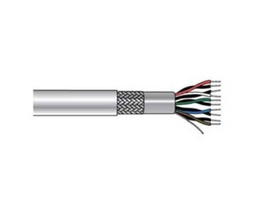 ALPHA WIRE  3476C SL001               Communication-Control-Industrial-Cable, Communication-Control, 6 Pair, 28 AWG, Foil Braid, 300 V, PVC Jacket, SR-PVC Insulation, 0.275 Jacket Diameter, 0.035 Jacket Thickness, 7/36 Stranding