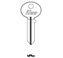 KABA ILCO CORP  1000DA NP A13  AA40033002              Cylinder Lock Key Blank, 5-Pin, Brass, Nickel Plated, 13 Price Group, For Corbin Cabinet Lock