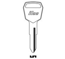 KABA ILCO CORP  1519 NP A15  AA00016832              Vehicle Key Blank, Brass, Nickel Plated, 15 Price Group, For Komastu
