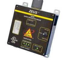 DITEK D200-347/6003Y        347/600 VAC 3 Phase WYE, 4W +G , 100kA, SPD Type 1 and 2, UL1449 Listed