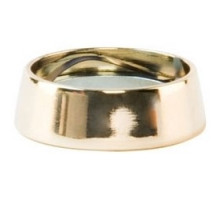 KEEDEX INC  K-24-3               Cylinder Guard Ring, Free Spinning, Bright Brass