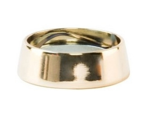 KEEDEX INC  K-24-3               Cylinder Guard Ring, Free Spinning, Bright Brass