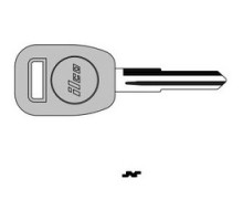 KABA ILCO CORP  RV4-P NP A10  AJ01629012              Vehicle Key Blank, Plastic Head, Brass, Nickel Plated, 10 Price Group, For Rover