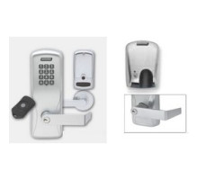 SCHLAGE ALLEGION BRAND  AD300-993R70MG-RHO-626-P-C-RHR COVER ONLY 134        Electronic Door Lock, Rim/CVC/CVR Exit Trim Chassis, Magnetic Stripe, Right Hand Reverse, Rhodes Lever, C Keyway, Satin Chrome, With Cylinder, Cover, For