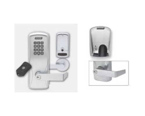 SCHLAGE ALLEGION BRAND  AD300-CY70MG-RHO-626-L-RHR 13-247 10-025 134        Electronic Door Lock, Cylindrical Chassis, Magnetic Stripe, Right Hand Reverse, Rhodes Lever, Satin Chrome, Without 6-Pin Cylinder, For Class/Storeroom