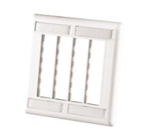 ORTRONICS  40300620               12-PORT FLUSH MOUNT UNLOADED DOUBLE GANG TRACJACK     FOG WHITE