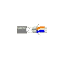 BELDEN BAV  7838A 0602000               Multi-Conductor - T1/DS1 Central Office Interconnect/Cross Connect Cable 2 FS PR 22 AWG PP/FPE PVC PARA Chrome
