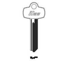 KABA ILCO CORP  A1114M NP A04               Cylinder Lock Key Blank, Brass, Nickel Plated, 4 Price Group, For Best