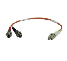 TRIPP LITE N457-001-62        Duplex Multimode 62.5/125 Fiber Adapter LC-ST M/F 0.3M 1-ft.
