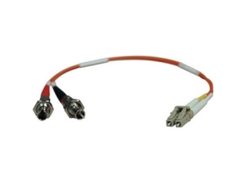 TRIPP LITE N457-001-62        Duplex Multimode 62.5/125 Fiber Adapter LC-ST M/F 0.3M 1-ft.